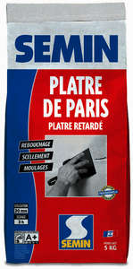 Plâtre en poudre manuel PLATRE DE PARIS - Sac de 5 kg
