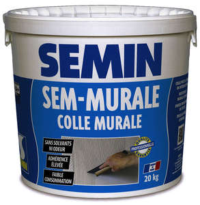Colle pour revêtement mural SEM-MURALE - Seau de 20 kg