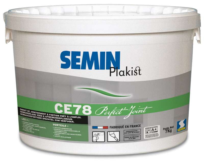 Enduit en pâte allégée prêt à l'emploi PLAKIST CE 78 PERFECT JOINT - Seau de 7 kg