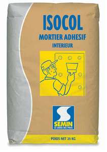 Mortier adhésif ISOCOL M - Sac de 25 kg