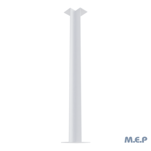 Angle intérieur 90° double RIVECEL H. 500 mm - Blanc