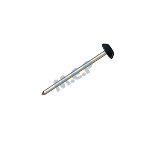 Clous inox 5 cm tête PVC (boîte de 100) - Anthracite