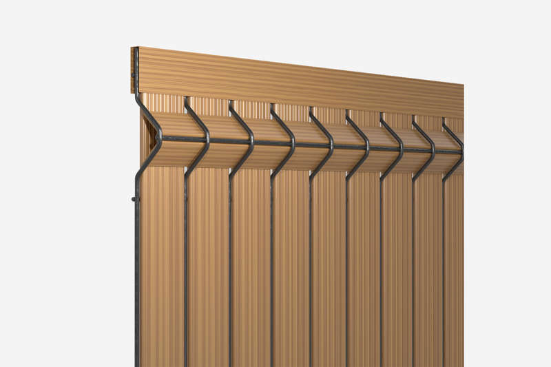 Kit occulation SCHERTZ TANIS en PVC pour panneaux ARGO GENO L. 2,50 x H. 1,73 m bambou