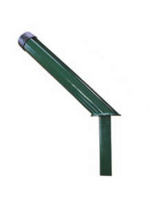 Bavolet pour poteaux ARGO L. 58 cm en acier plastifié vert 6005