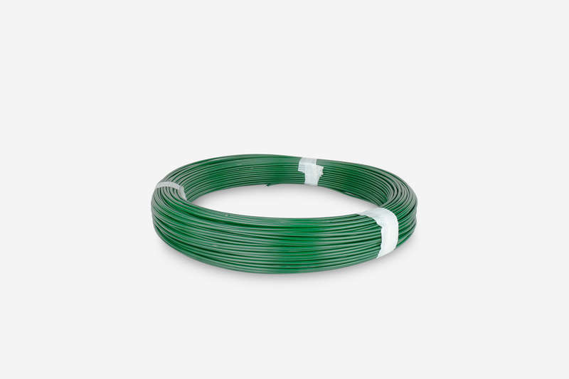 Fil de tension plastifié vert 6005 Diam. 3,2 mm x L. 300 mL