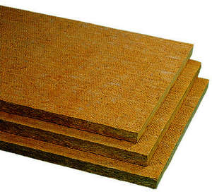 Panneau isolant PANOTOIT FIBAC 2 en laine de roche L. 40 x l. 1,2 m Ép. 1,05 mm