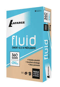 Ciment préfluidifié FLUID - Sac de 35 kg