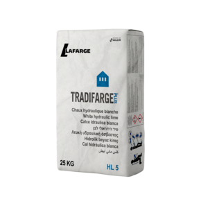 Chaux hydraulique multi-usage blanche TRADIFARGE PLUS - Sac de 25 kg