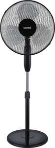 Ventillateur sur pied L. 43,5 x H. 128 cm noir
