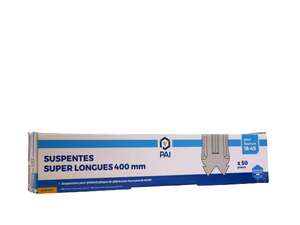 Suspente 18/45 pour fourrure de plafond L. 400 x l. 43 mm