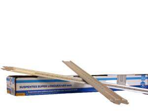 Suspente 18/45 pour fourrure de plafond L. 480 x l. 43 mm