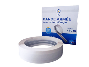 Bande armée pour renfort d'angle l. 51 mm x  L. 30 m