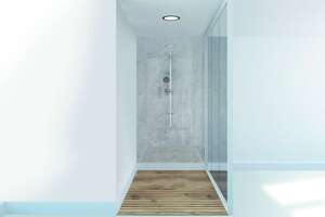 Panneau mural de douche ROTH VIPANEL aspect aragon L. 100 x h. 210 x Ep. 0,3 cm - Gris brillant