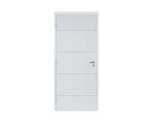 Bloc porte fonction Ketch Alv 2040 x 730 mm Sens droite Appret blanc