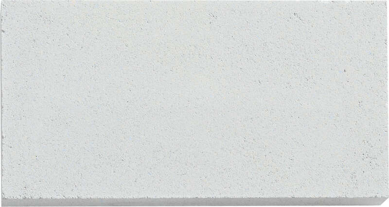 Elément de linteau en parement WESER P4 d'extrémité blanc cassé H. 24 x l. 44 x Ép. 3 cm