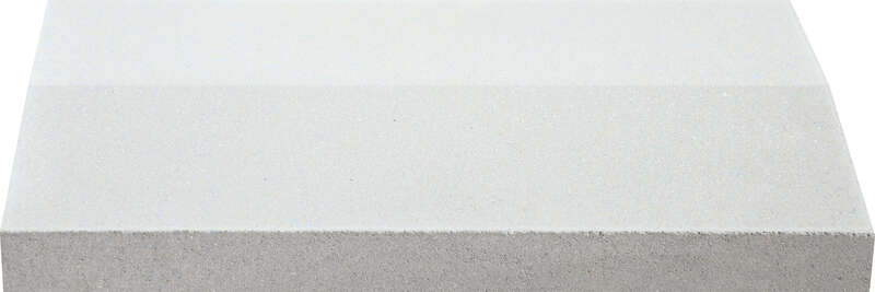 Chaperon de mur WESER OPTIPOSE 2 pentes en pierre reconstituée blanc cassé L. 49 x l. 28 x Ep. 4/5,2 cm
