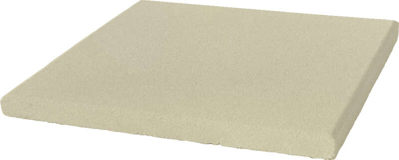 Dalle WESER DÉCO antidérapante en pierre reconstituée beige clair L. 50 x l. 50 cm - Ép. 2,5 cm