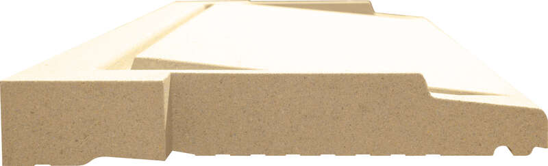 Seuil de porte et baie vitrée WESER UNIVERSEL pose simple en 2 éléments ton pierre L. 191 x l. 40 x H. 3,5 cm