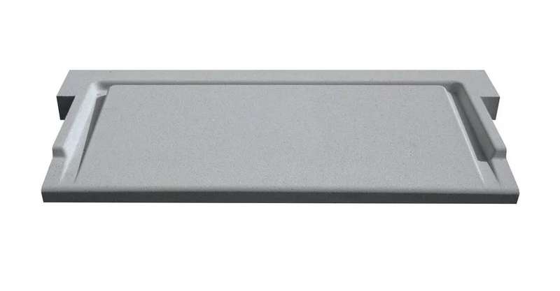 Seuil de porte et baie vitrée WESER UNIVERSEL pose simple monobloc gris L. 111 x l. 40 x H. 3,5 cm