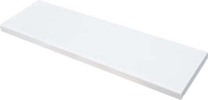 Chaperon de mur WESER PIERRE LISSE plat coulée blanc tradition L. 99 x l. 30 x Ép. 5/7 cm