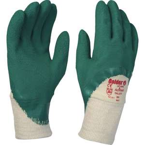 Gant 3/4 enduit latex  Conditionnement : sachet de 10 paires 10