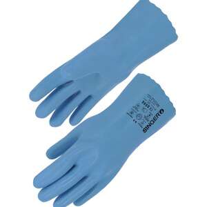 GANT LATEX BLEU TOUT ENDUIT T.10 1/2 - la paire SOUS CAVALIER - Ref:CLAT213010