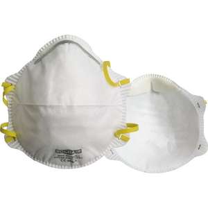 Masque antipoussière  avec soupape | Classe : FFP3 NR D | Conditionnement : sachet de 2