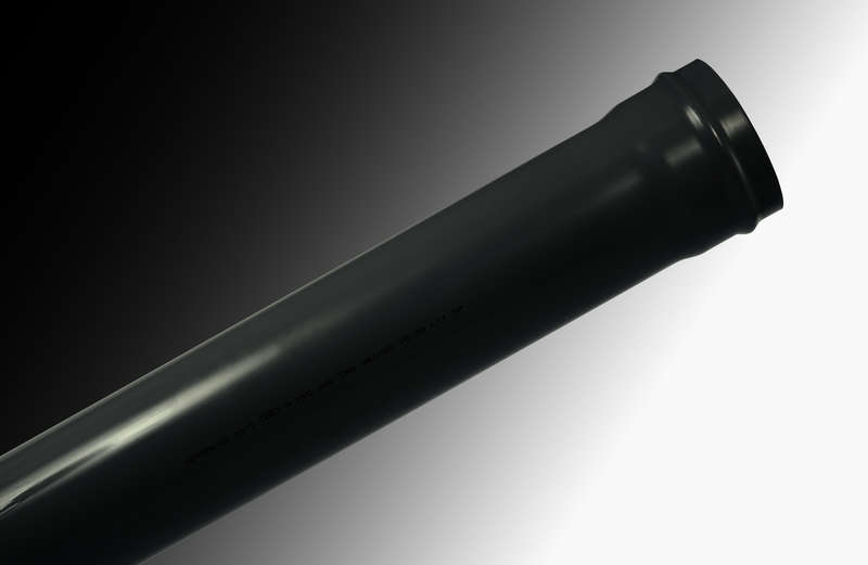Tube assainissement CR8 en PVC NF EN 13476-2 L. 3 m / Diam. 200 mm