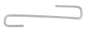 Crochet tuile canal en acier galvanisé agraphe 15 mm - Diam. 3 x L. 140 mm - Boîte de 400 pièces