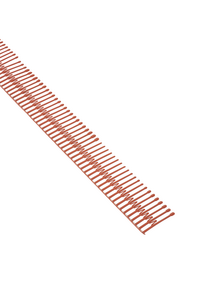 Closoir peigne pare-moineau en PVC rouge - L. 1000 x H. 100 mm - Carton de 200 m
