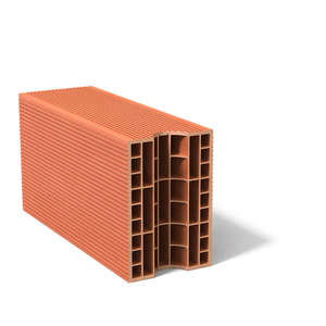 Brique en terre cuite THERMO'BRIC G7 rouge L. 570 x l. 200 x H. 300 mm - R=1 m².K/W