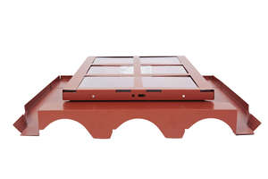 Châssis de toit 1200 joules pour tuile OMEGA 10 rouge brun - L. 55 x H. 45 cm