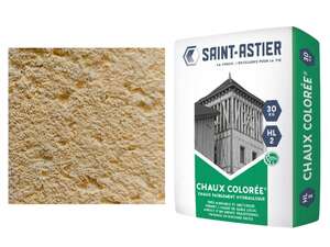 Chaux HL2 multi-usage CHAUXCOLOREE paille - Sac de 30 Kg