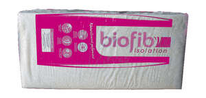 Panneau isolant BIOFIB'TRIO en fibres végétales L. 1250 x l. 600 x Ép. 200 mm - R=5,25 m².K/W - lambda 39