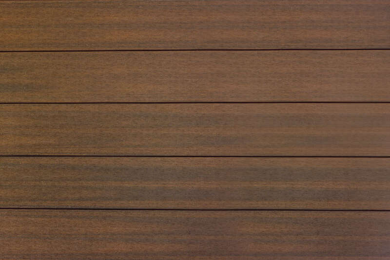 Lame de clôture en bois composite coextrudé FIBERDECK PREMIUM emboîtable pour clôture FIBERDECK BOSTON décors bois teak H. 150 x Ép. 21 mm - L. 178 cm - Lot de 4 pièces