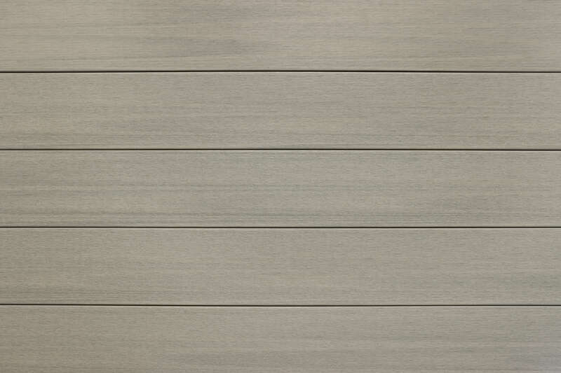 Lame de clôture en bois composite coextrudé FIBERDECK PREMIUM emboîtable pour clôture FIBERDECK BOSTON décors bois light grey H. 150 x Ép. 21 mm - L. 178 cm - Lot de 4 pièces
