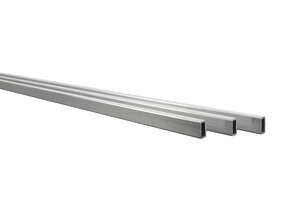 Renfort pour clôture FIBERDECK en aluminium brut L. 1750 x l. 11 x Ép. 20 mm - Lot de 3 pièces