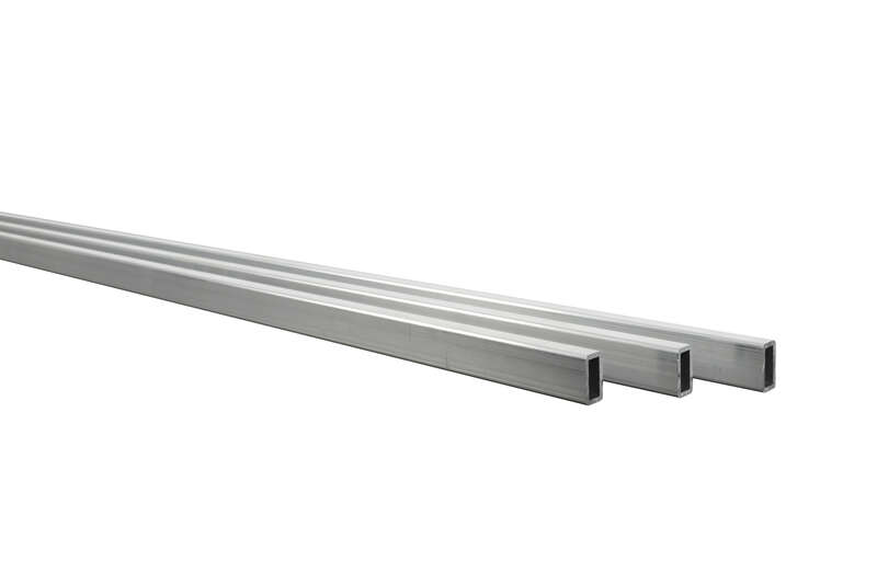 Renfort pour clôture FIBERDECK en aluminium brut L. 1750 x l. 11 x Ép. 20 mm - Lot de 3 pièces