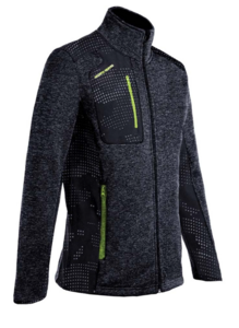 1106 GILET DE TRAVAIL NATO NOIR CHINÉ TM