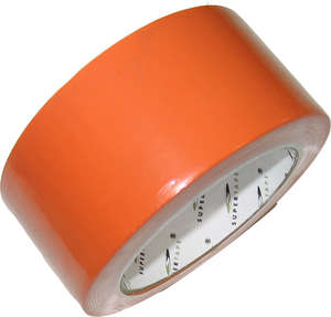 Bande adhésive multi-usages en PVC orange - Rouleau de l. 48 mm x L. 33 m