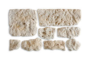 Plaquette de parement ORSOL MANOIR en pierre reconstituée ton naturel - Tailles multiples - Ép. 3 cm - soit ± 0,5 m²