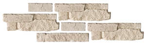 Plaquette de parement ORSOL TAHOE en pierre reconstituée ton naturel L. 42/21 x H. 15/7,5 x Ép. 3 cm - soit ± 0,25 m²