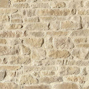 Pierre de parement ORSOL PIERRE DE CAUSSE en pierre reconstituée ton beige nuancé - Plusieurs dimensions - Ép. 4 cm - soit ± 0,5 m²