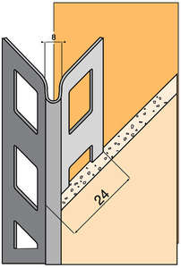 Protège angle perforé renforcé pour cloisons traditionnelles aluminium angle allongé L. 2, 50 m