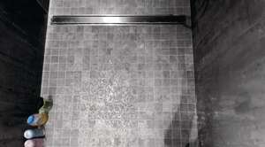 Mosaïque pour sol / mur intérieur en grès cérame BATI ORIENT MIX gris foncé L. 30,6 x l. 30,6 cm