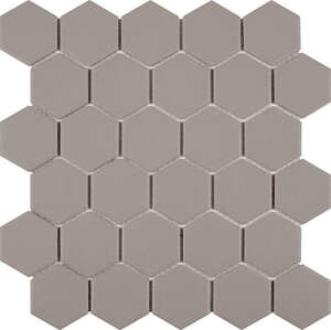 Mosaïque pour sol intérieur en grès cérame BATI ORIENT UNI gris L. 28,1 x l. 27,1 cm