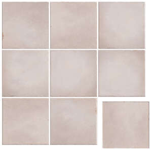 Carrelage pour mur intérieur BATI ORIENT ZELLIGE gris beige L. 10,8 x l. 10,8 cm x Ép. 10 mm - Non rectifié