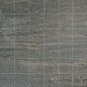 Mosaïque en grès cérame à masse colorée effet pierre NOVOCERAM LOSA Calcite, carreaux 5x5, plaque L. 30 x l. 30 cm x Ép. 9 mm - Rectifié