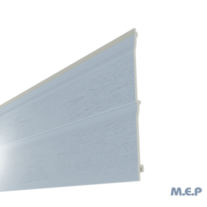 Lame de bardage BARCEL300 veiné bois - bleu gris L. 5000 x H. 300 mm