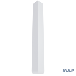 Angle extérieur 90° double RIVECEL H. 500 mm - Blanc